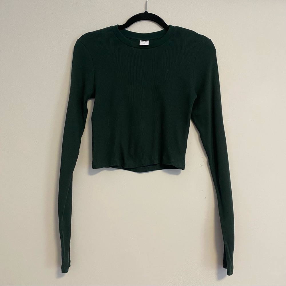 Tna ribbed cropped long sleeve